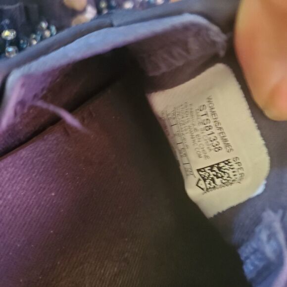 Sperry Pier Sider Navy Blue Shoes Size 8.5 M - Picture 6 of 7